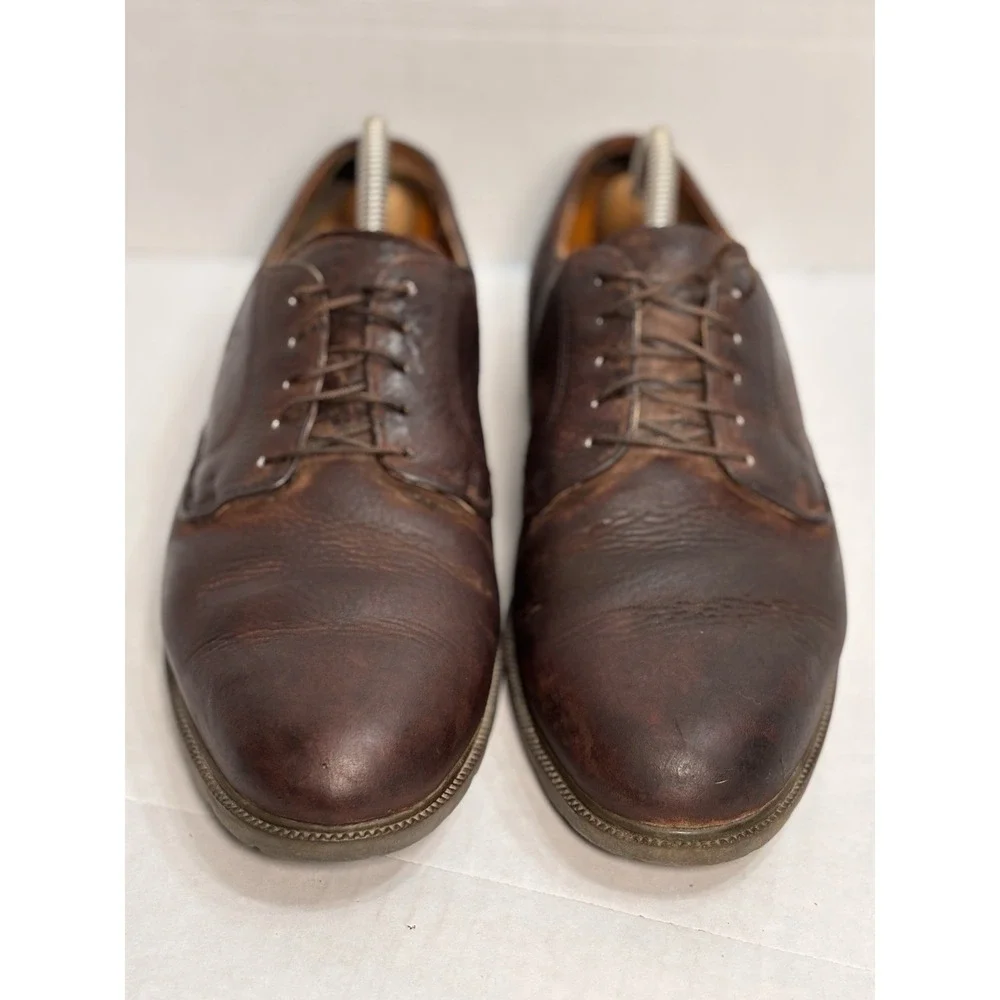 Timberland Earthkeepers 96080 Plain Toe Oxford Brown Leather Shoes Mens 8.5‎